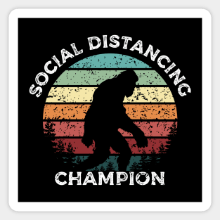 Social Distancing Champion Sticker